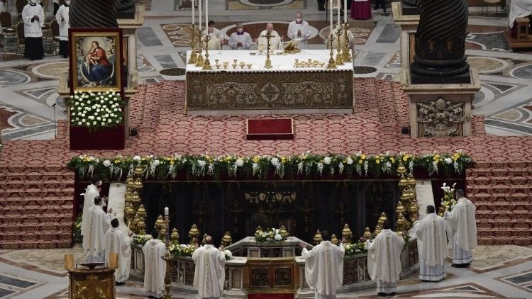 Le immagini della celebrazione nella Basilica vaticana