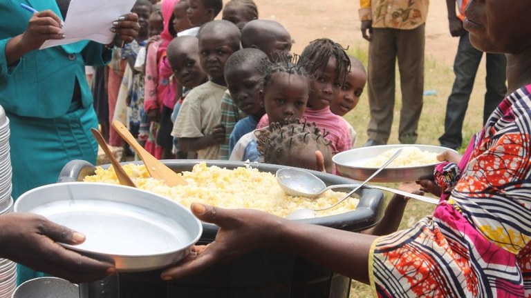 Distribuzione di cibo della FAO in Centrafrica