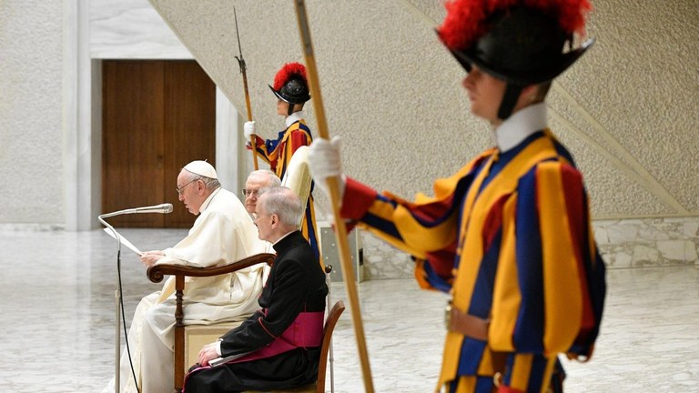 Il Papa all'udienza generale (Vatican Media)