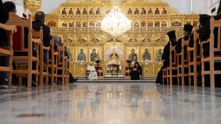 Momenti di dialogo nella Cattedrale ortodossa di Nicosia