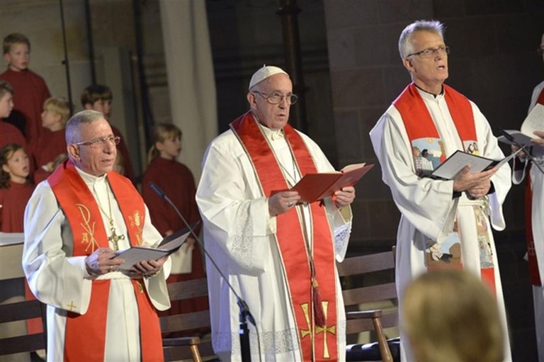 Il Papa Lund, in Svezia, per i 500 anni della Riforma di Lutero