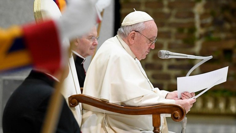 Papa Francesco all'udienza generale