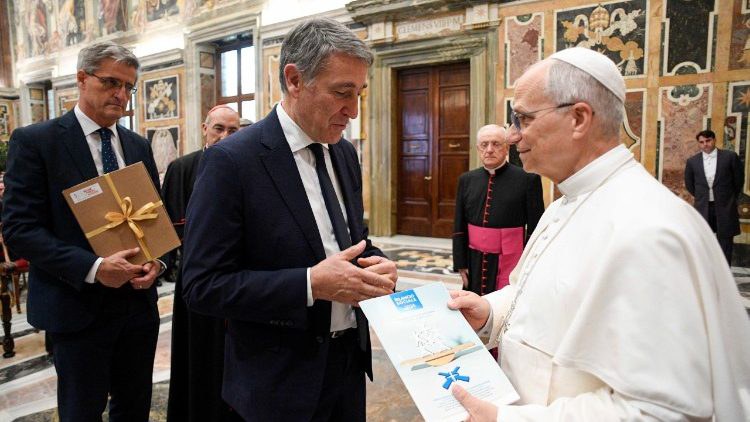 La Consulta Nazionale Antiusura “San Giovanni Paolo in”Udienza privata da Papa Leone XIV per il trentennale della fondazione