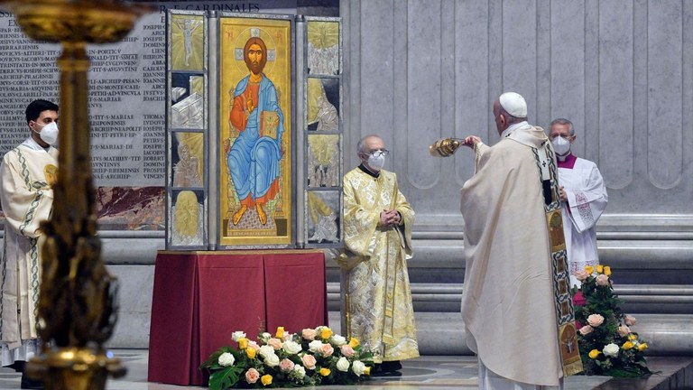 La gioia del Risorto nella seconda Messa di Pasqua in pandemia