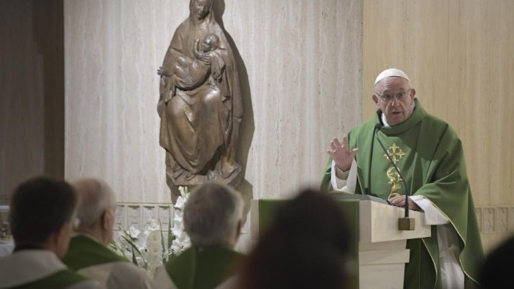 Omelia di Papa Francesco nella Messa a Casa Santa Marta (Vatican Media)