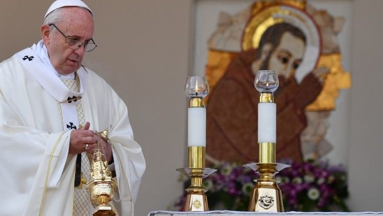 Concelebrazione Eucaristica alla Chiesa di san Pio (AFP or licensors)