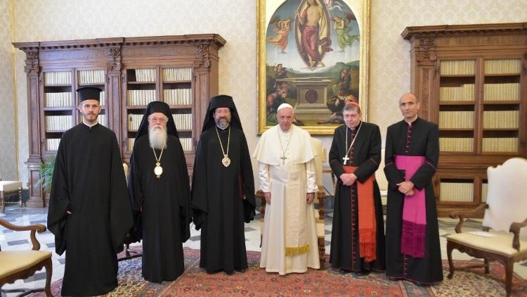 L'incontro di Francesco, in Vaticano, con la Delegazione del Patriarcato Ecumenico di Costantinopoli