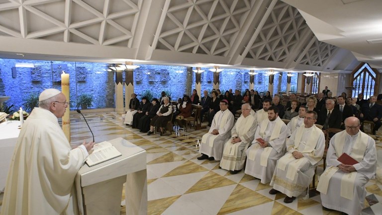 Papa Francesco Messa a Casa Santa Marta (Vatican Media)