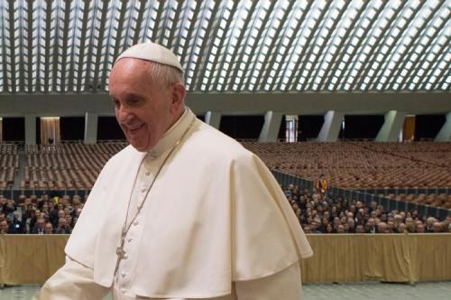 Papa Francesco in Aula Paolo VI o Aula Nervi