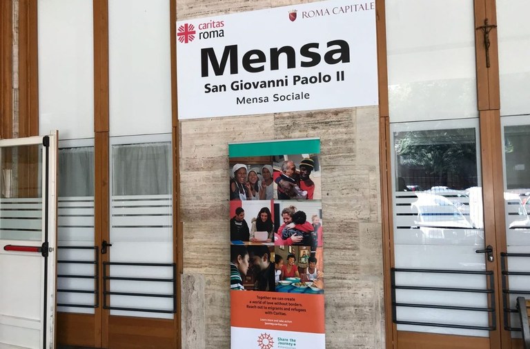 Mensa Caritas di Roma intitolata a San Giovanni Paolo II