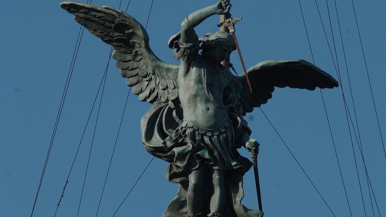 Arcangelo Michele, Peter Anton Verschaffelt, Castel Sant'Angelo, 1752
