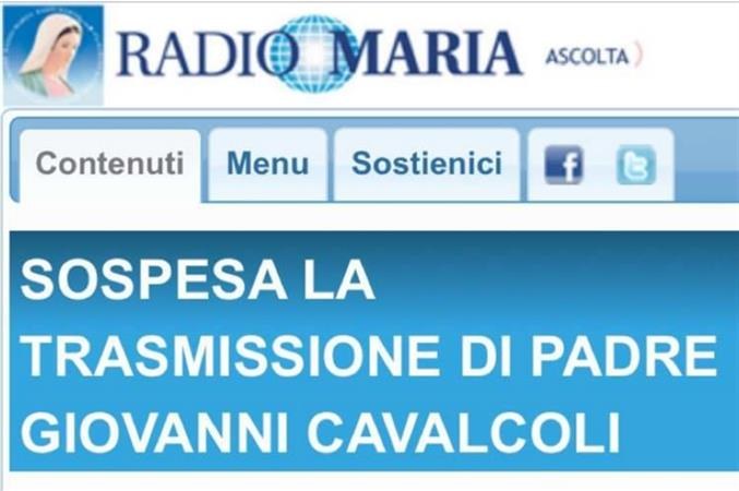 Radio Maria. Sospesa la trasmissione di padre Cavalcoli