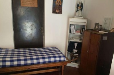 La stanza dove Madre Teresa viveva a San Gregorio al Celio