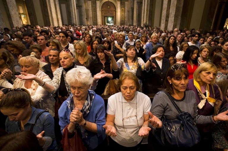Giornata mondiale ecumenica sul tema del lavoro (foto Lapresse)