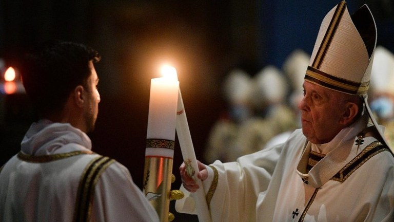 Veglia Pasquale presieduta da Papa Francesco (3 aprile 2021)