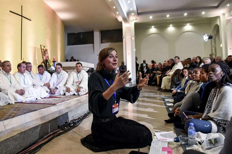 Una celebrazione in una chiesa cattolica in Algeria - Afp